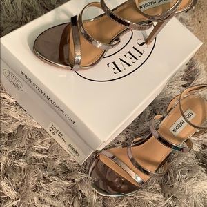 Steve Madden Metallic Heels